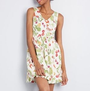Modcloth Vegetable Print Dress